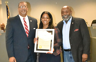 Mayor Lary and Councilman Turner Issue Proclamation to Lambert Chiropractic and Wellness Center