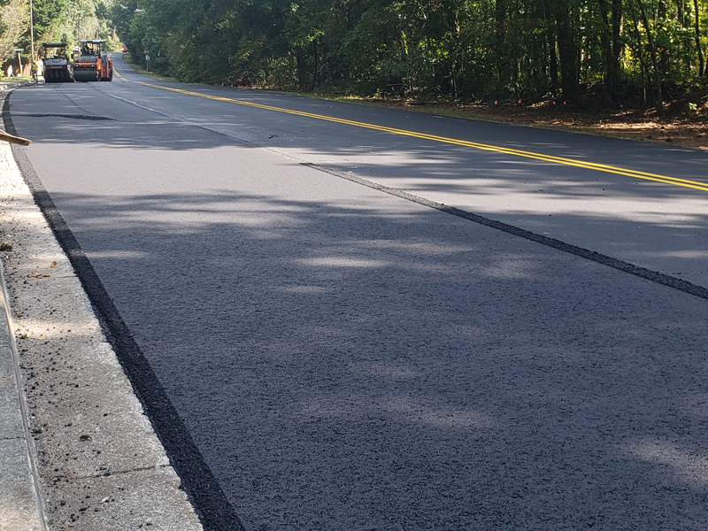 Miller Road of the 2021 SPLOST Road Paving Project in Stonecrest, GA